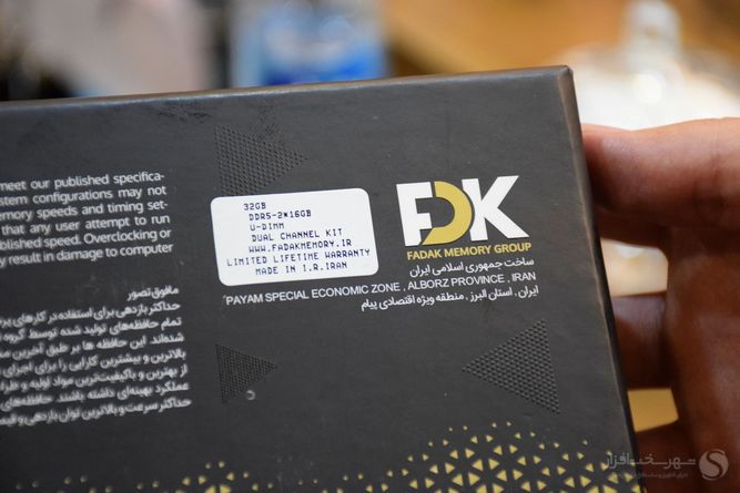 فدک مموری حافظه ساخت ایران