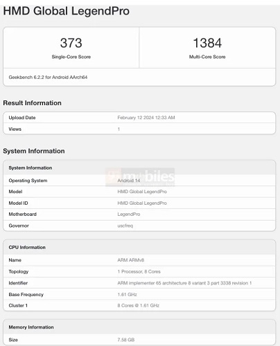 گوشی  Legend Pro اچ ام دی