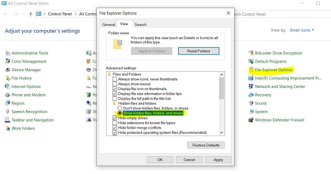 راهکارهای حل مشکل مخفی شدن فایل ها در فلش و هارد