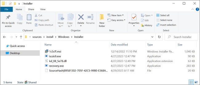 بدافزار موجود در ISO ویندوز 10 با اسم Trojan.Clipper.231