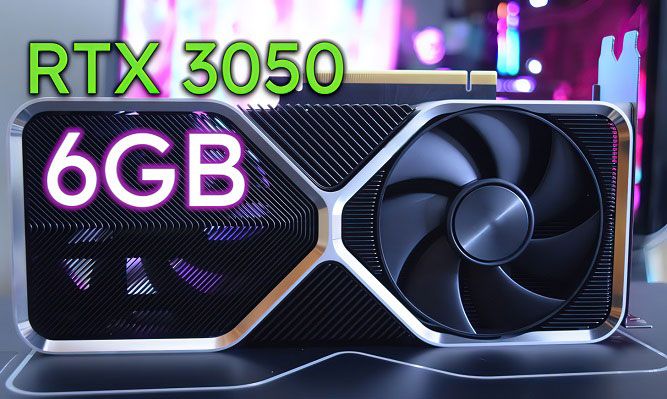  نسخه 6 گیگابایتی کارت گرافیک RTX 3050 انویدیا 