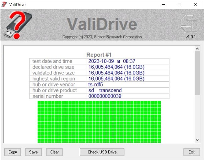 تشخیص فلش تقلبی با برنامه ValiDrive 