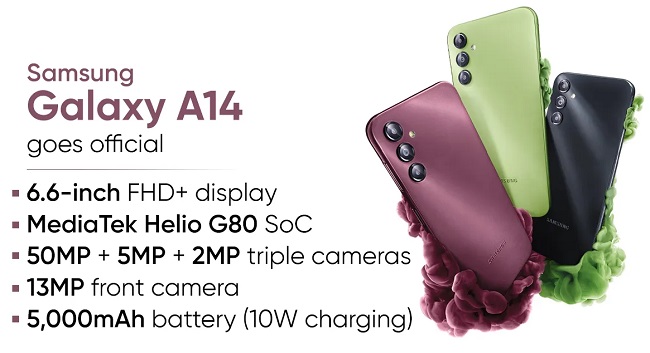 Galaxy A14 پرفروش ترین گوشی