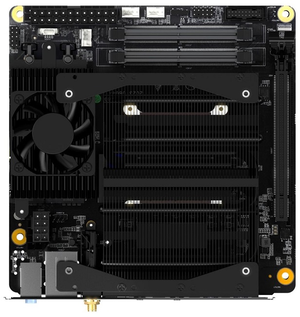 مادربرد  BD770i ITX با پردازنده و کولر