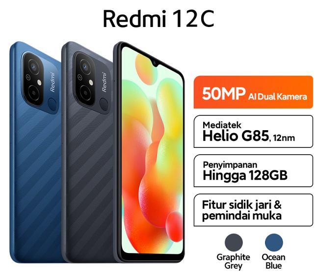 مشخصات گوشی  Redmi 12C شیائومی