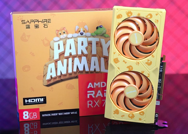 کارت گرافیک Radeon RX 7600 Party Animals