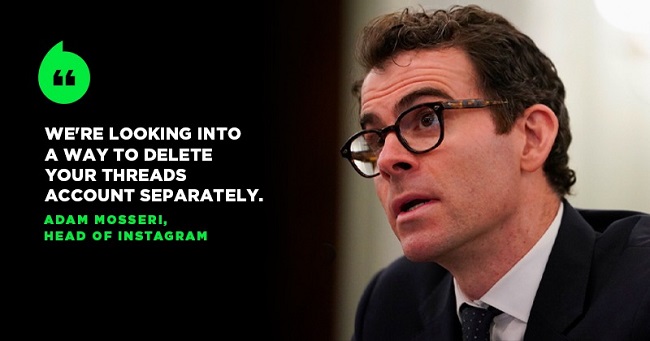 حذف پیج و اکانت Threads بدون حذف اینستاگرام