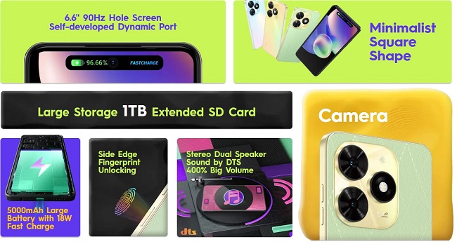 معرفی گوشی Tecno Spark 20C