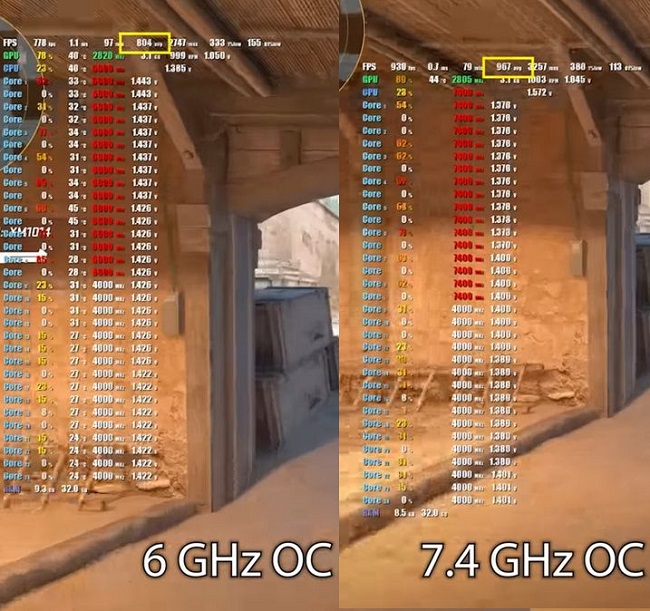 اجرای بازی  Counter-Strike 2 با اورکلاک