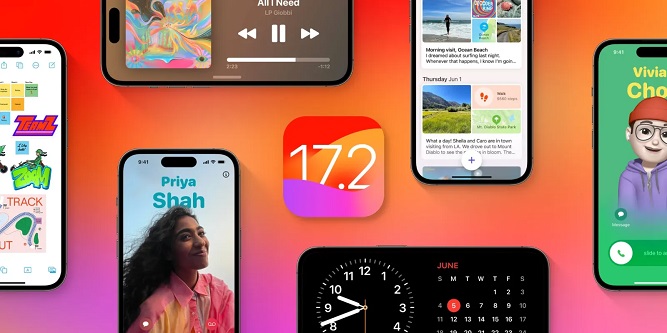 آپدیت جدید iOS 17.2