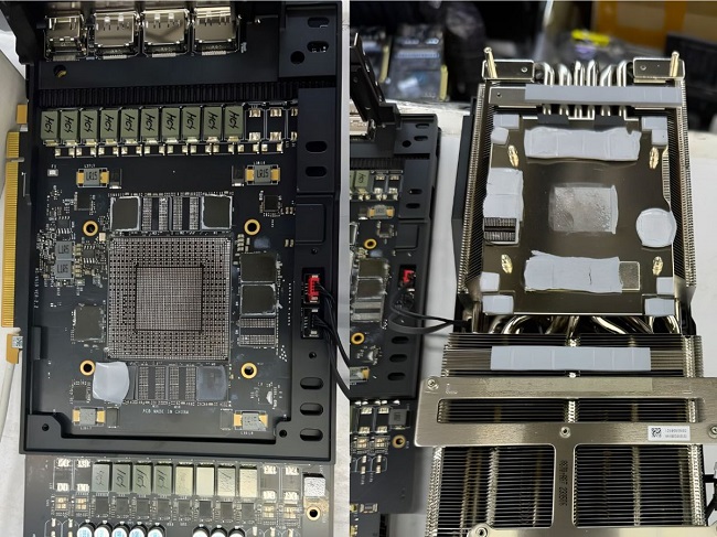 کارت گرافیک RTX 4090 بدون تراشه چینی تقلبی ناقص
