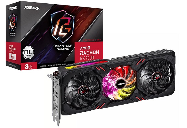 Radeon RX 7600 Phantom Gaming کارت گرافیک