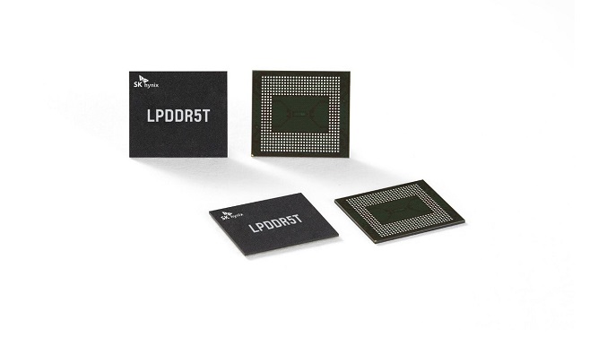 تراشه های LPDDR5T از شرکت SK Hynix