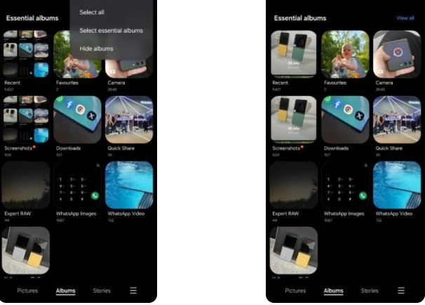 برنامه گالری جدید رابط کاربری One UI 6