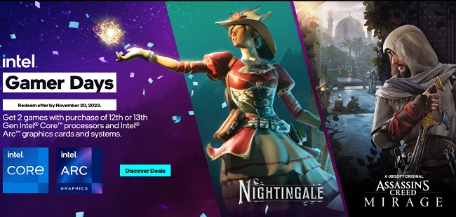 باندل کارت گرافیک و پردازنده اینتل با نسخه رایگان بازی Assassin’s Creed Mirage