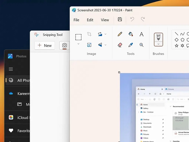 هوش مصنوعی برنامه های جدید ویندوز 11