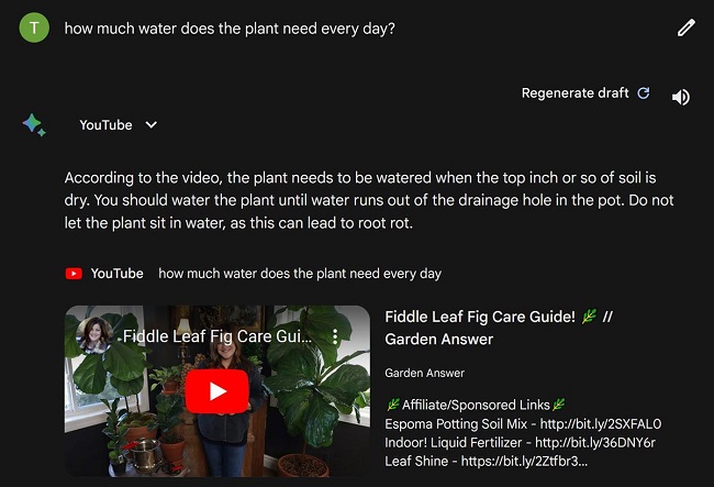 هوش مصنوعی گوگل بارد به سوالات کاربران در یوتیوب پاسخ می دهد