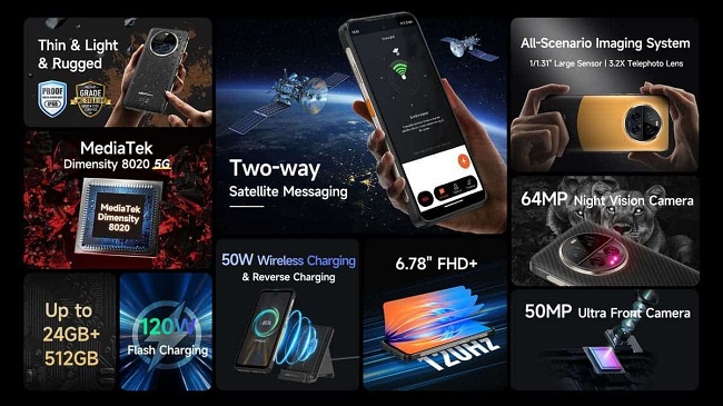 مشخصات گوشی آرمور 23 اولترا