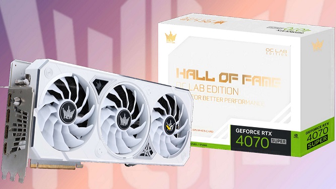 معرفی کارت گرافیک گالاکس RTX 4070 SUPER HOF OC Lab