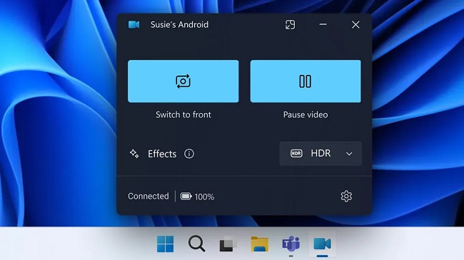 اتصال گوشی به ویندوز 11 به عنوان دوربین وب کم