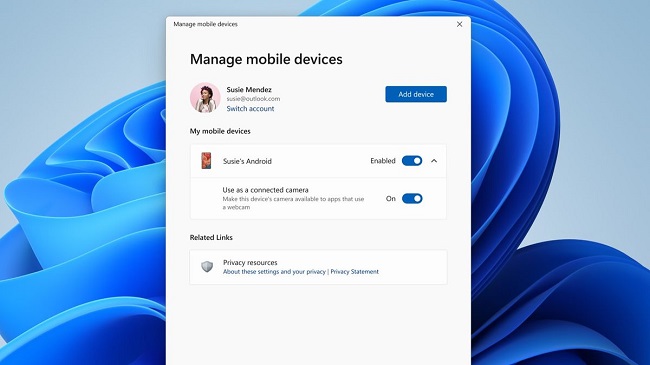 تبدیل گوشی هوشمند به دوربین وب کم
