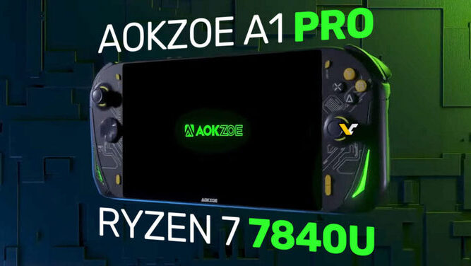 کنسول گیمینگ دستی aokzoe a1 pro