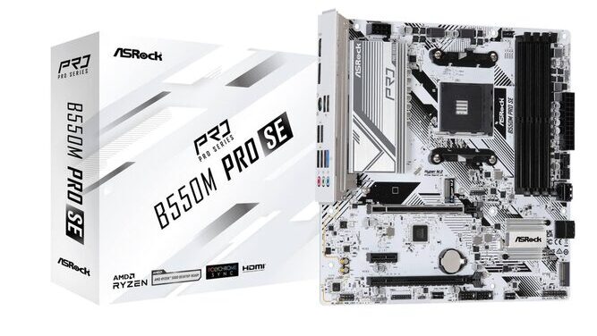 مادربرد asrock b550m pro se