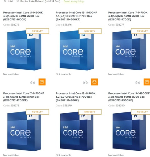 مشخصات raptor lake rafresh