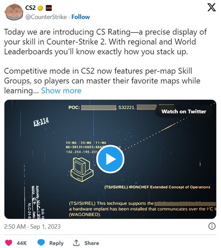 آپدیت بازی counter strike 2