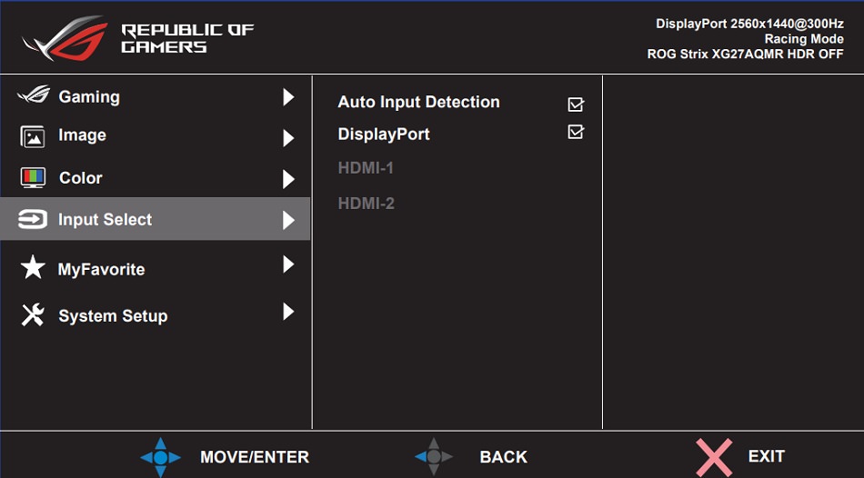 مانیتور گیمینگ ایسوس مدل rog strix xg27aqmr سایز 27 اینچ