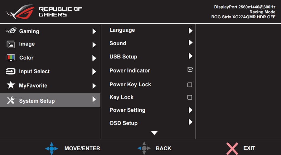 مانیتور گیمینگ 27 اینچ ایسوس مدل راگ استریکس xg27aqmr