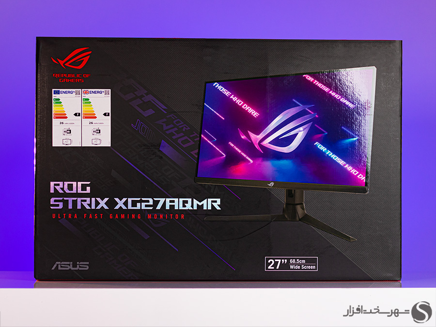 مانیتور گیمینگ ایسوس مدل rog strix xg27aqmr سایز 27 اینچ