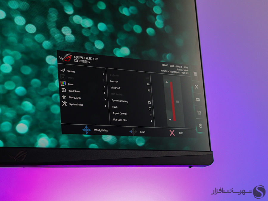 بررسی مانیتور گیمینگ ایسوس مدل XG27AQMR