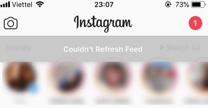 علت بازخوانی نشدن فید اینستاگرام
