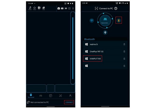 اتصال گوشی به دسته بازی با بلوتوث (Bluetooth)