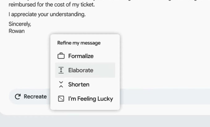 قابلیت شگفت انگیز Help Me Write