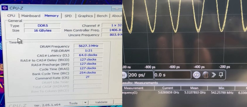 رکورد جدید اورکلاک حافظه رم DDR5