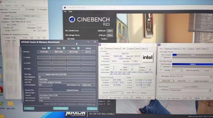 بنچمارک پردازنده Core i7-14700K