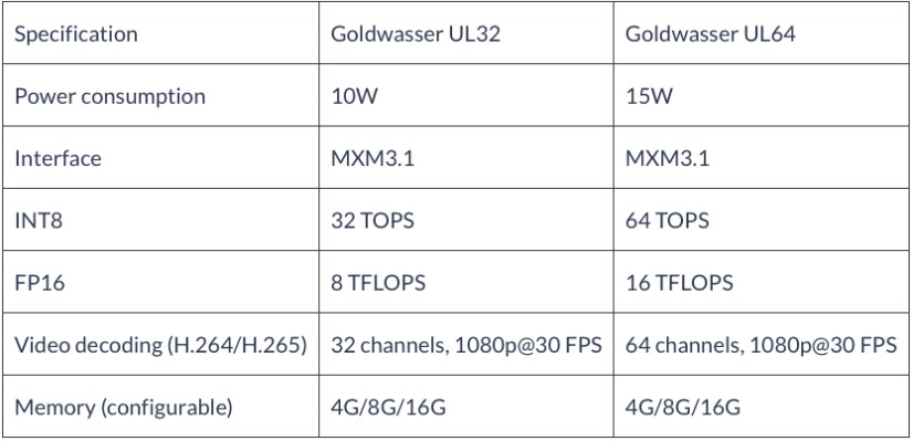 پردازنده‌های گرافیکی سری Goldwasser