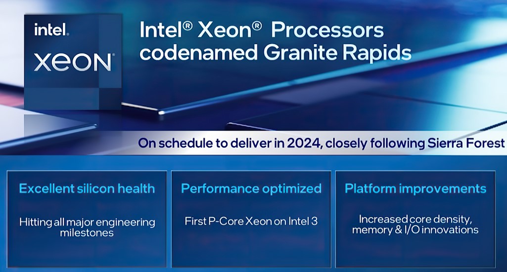 مشخصات پردازندههای Granite Rapids-SP اینتل