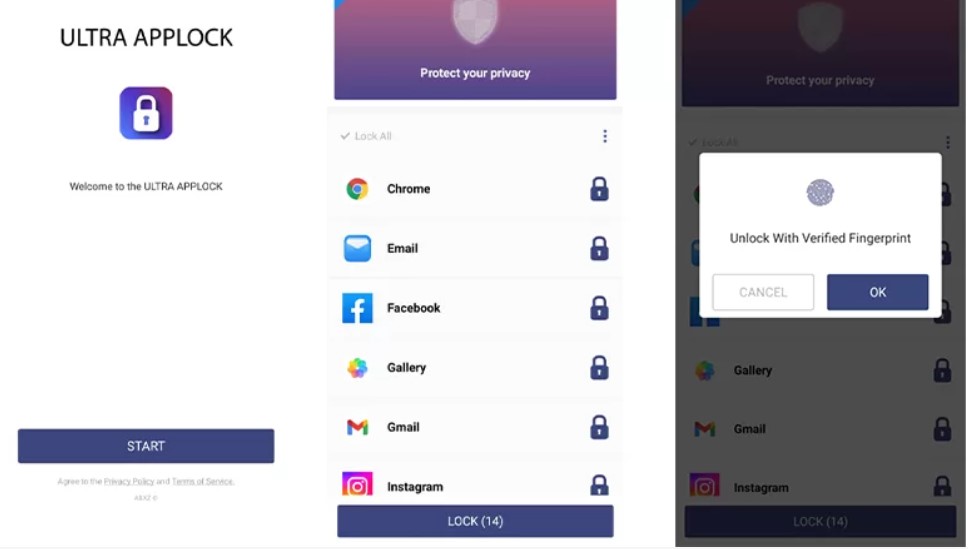 برنامه Ultra AppLock