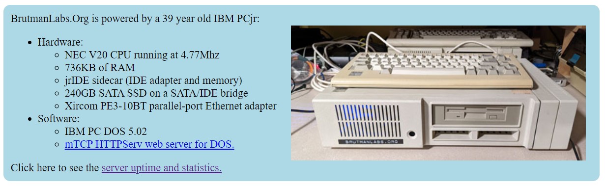 پردازنده 4.77 مگاهرتزی کامپیوتر IBM PCjr