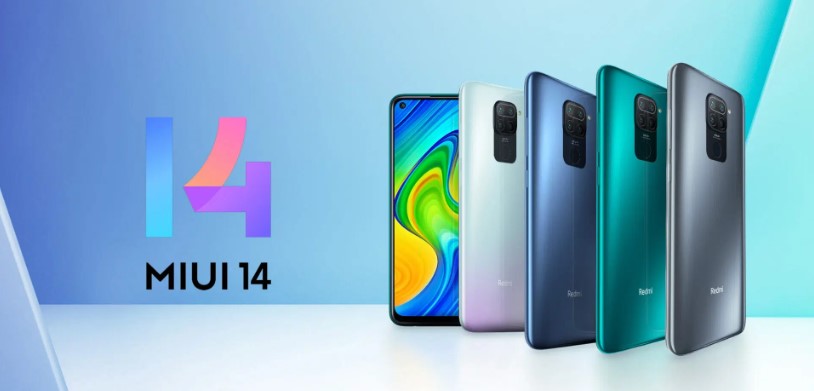 آپدیت MIUI 14 گوشی ردمی نوت 9