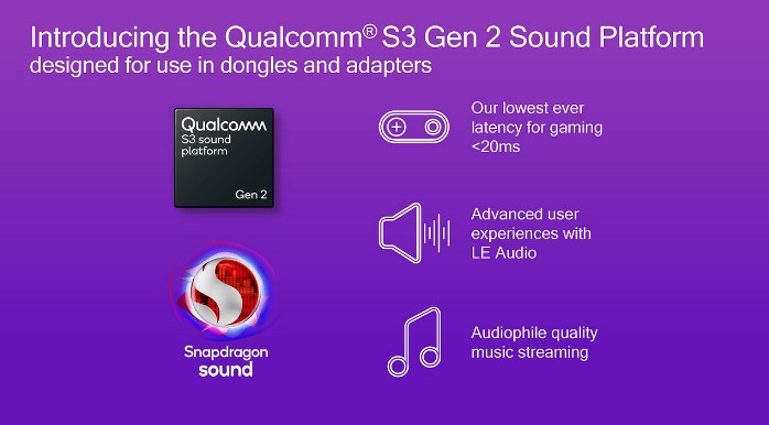 مشخصات تراشه Snapdragon Sound S3 Gen 2