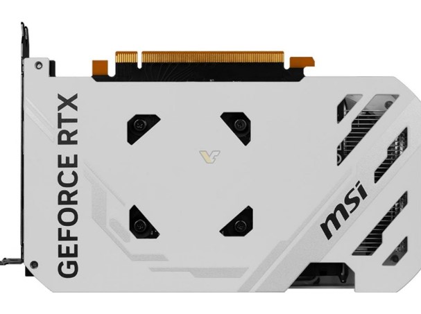نمای پشتی کارت گرافیک Ventus 2X White