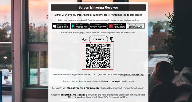 وصل كردن گوشي به تلويزيون از طریق مرورگر تلویزیون