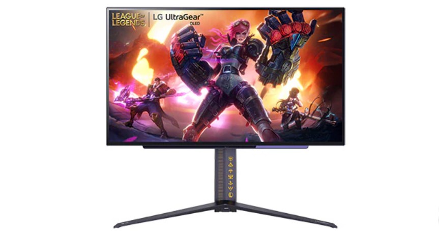 نمای جلویی  مانیتور گیمینگ UltraGear OLED ال جی