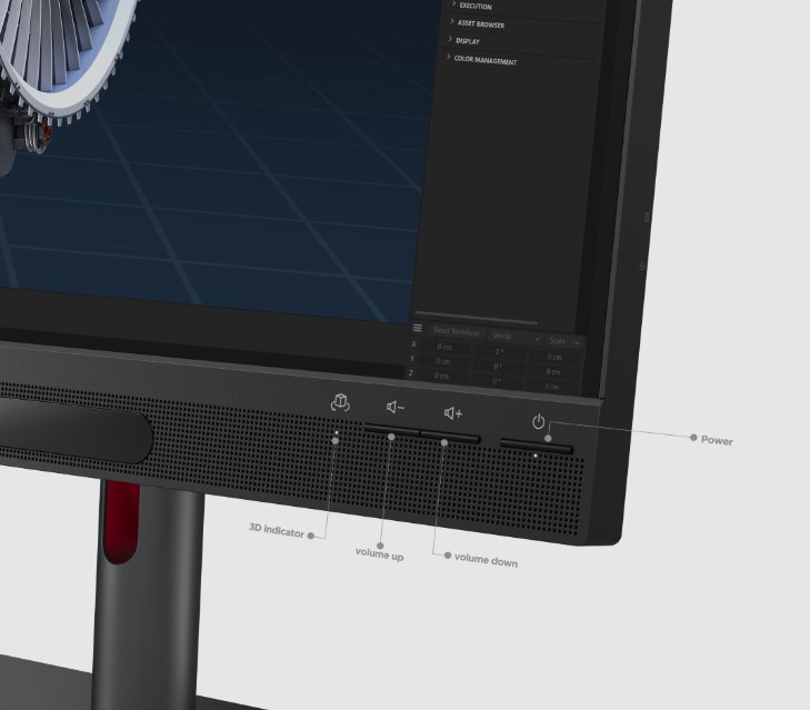 مشخصات مانیتور ThinkVision 27 3D لنوو