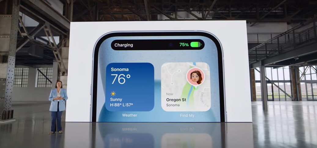 داینامیک آیلند آیفون 15