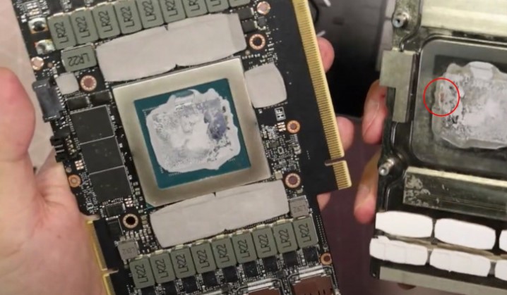 محفظه بخار هیت سینک کارت گرافیک RTX 3080
